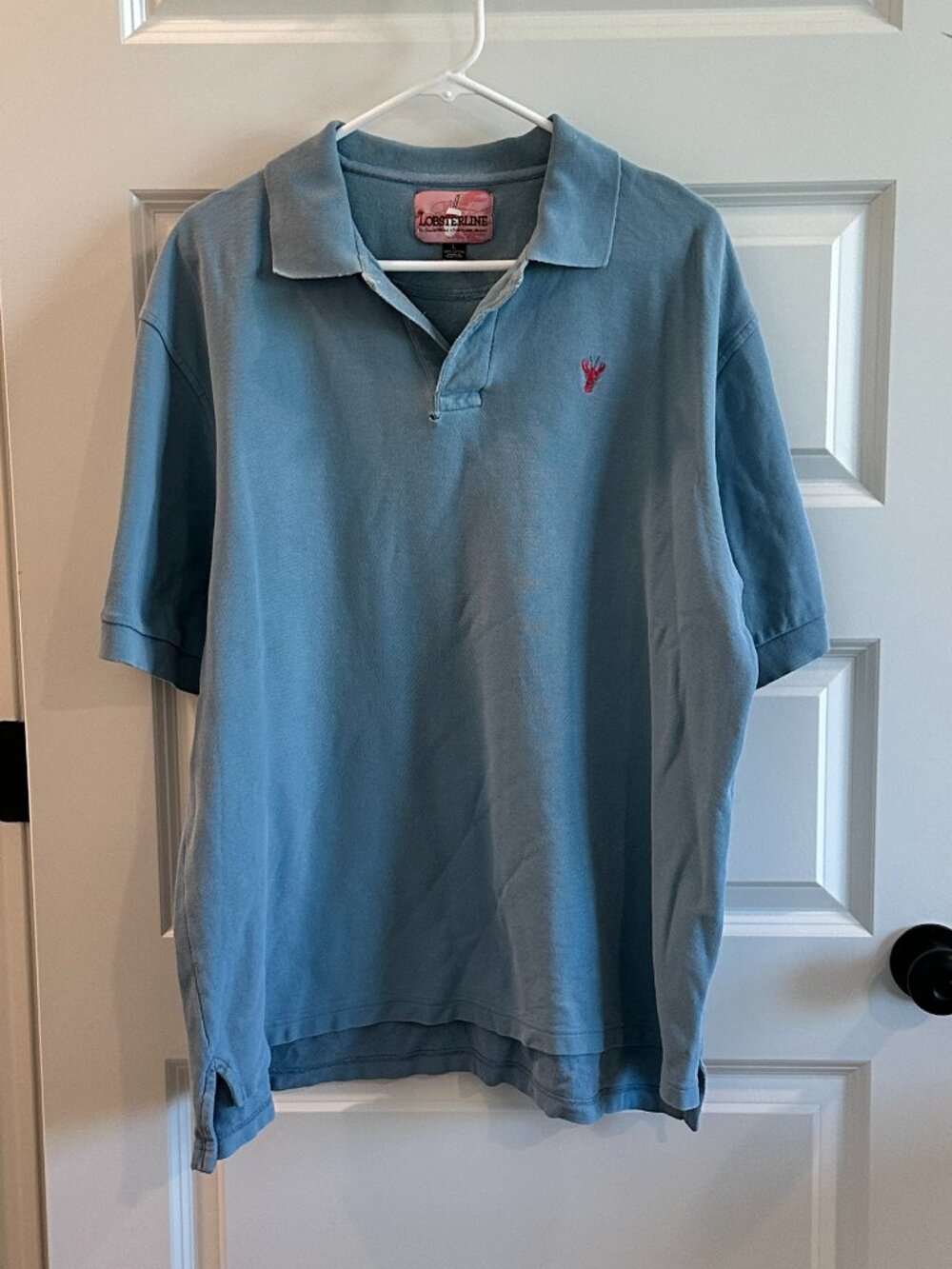 Vintage Lobsterline by David Price Polo Shirt Mens L